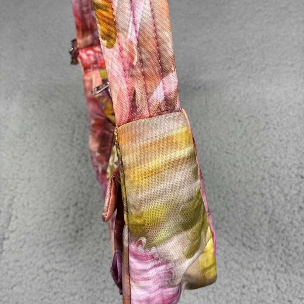 BAGGU x Collina Strada Cargo Shoulder Bag Berry Chrysanthemum Floral Purse